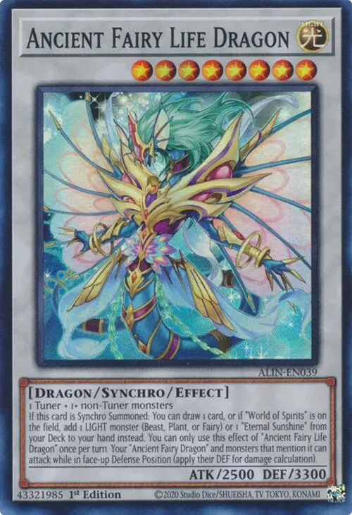 Ancient Fairy Life Dragon [Alin-En039] Super Rare 1