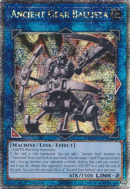 Ancient Gear Ballista (Quarter Century Secret Rare) [Ra03-En046] Quarter Century Secret Rare 1