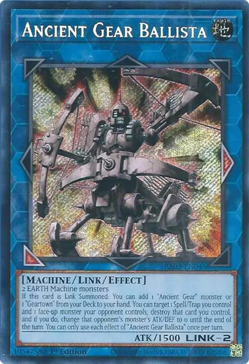 Ancient Gear Ballista (Secret Rare) [Ra03-En046] Secret Rare 1