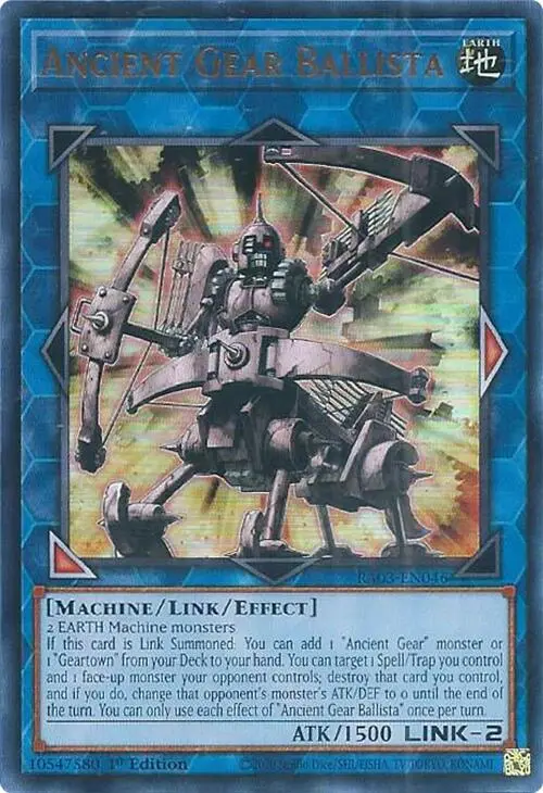 Ancient Gear Ballista (Ur) [Ra03-En046] Ultra Rare 1