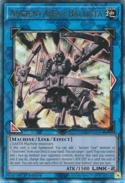 Ancient Gear Ballista (Utr) [Ra03-En046] Prismatic Ultimate Rare 1