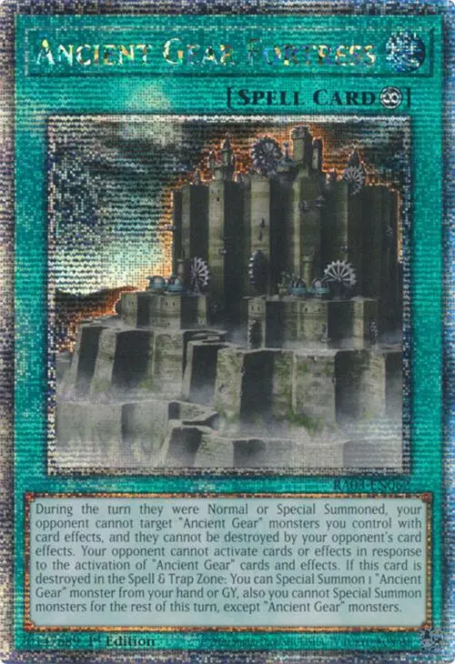 Ancient Gear Fortress (Quarter Century Secret Rare) [Ra03-En062] Quarter Century Secret Rare 1