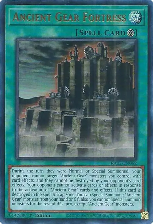 Ancient Gear Fortress (Ur) [Ra03-En062] Ultra Rare 1