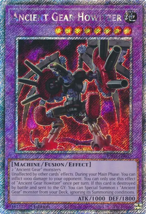 Ancient Gear Howitzer (Platinum Secret Rare) [Ra03-En035] Platinum Secret Rare 1
