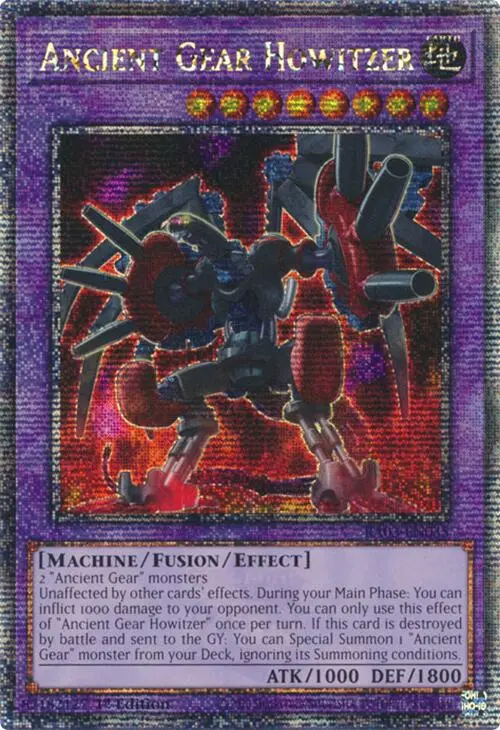 Ancient Gear Howitzer (Quarter Century Secret Rare) [Ra03-En035] Quarter Century Secret Rare 1