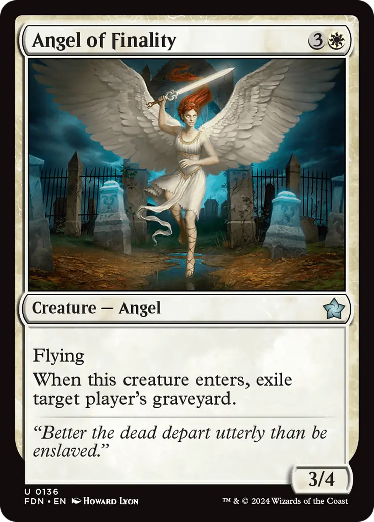 Angel Of Finality [Foundations] 1