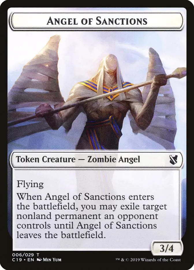 Angel Of Sanctions Token [Commander 2019 Tokens] 1