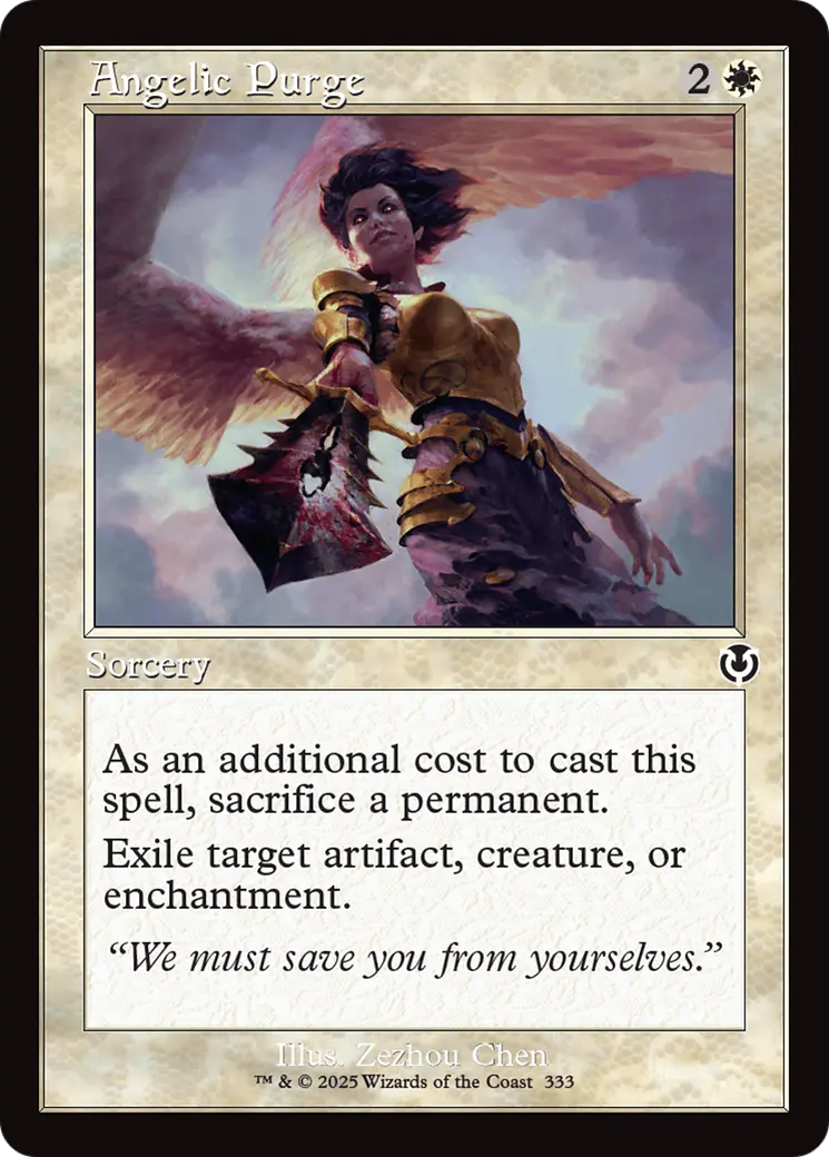 Angelic Purge (Retro Frame) [Innistrad Remastered] 1