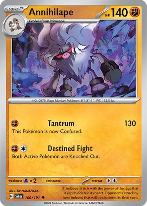 Annihilape (100/191) [Scarlet & Violet: Surging Sparks] 1
