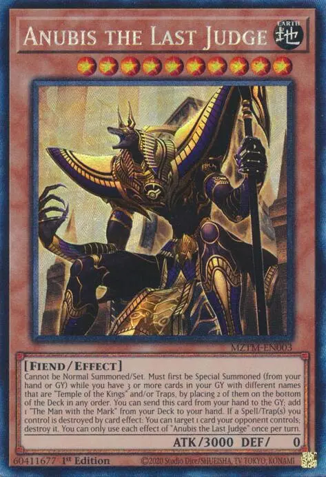 Anubis The Last Judge (Collector's Rare) [Mztm-En003] Collector's Rare 1