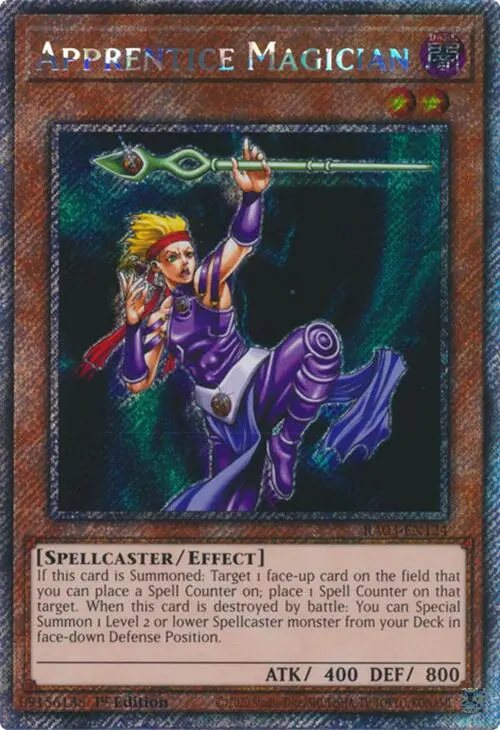 Apprentice Magician (Platinum Secret Rare) [Ra03-En124] Platinum Secret Rare 1