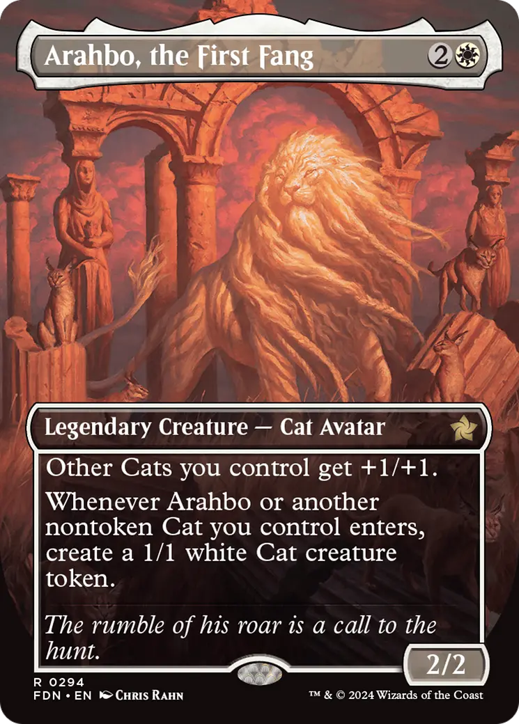 Arahbo, The First Fang (Borderless) [Foundations] 1