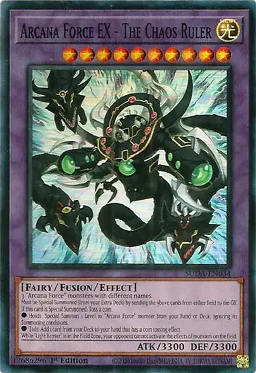 Arcana Force Ex - The Chaos Ruler [Suda-En034] Super Rare 1