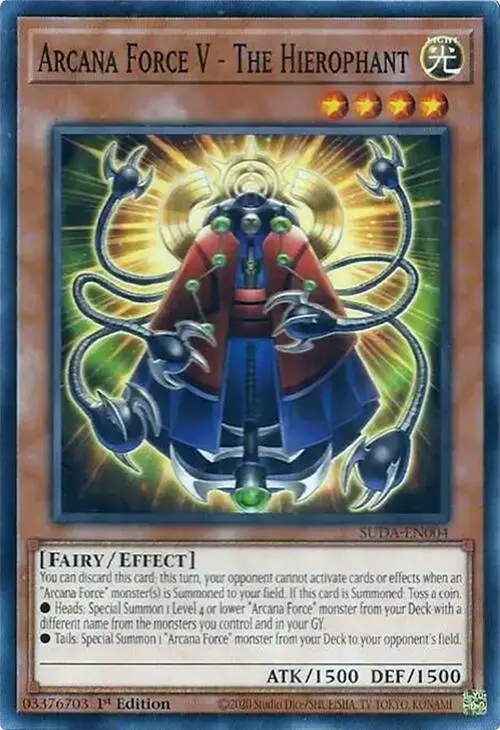 Arcana Force V - The Hierophant [Suda-En004] Common 1