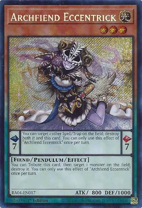 Archfiend Eccentrick [Ra04-En017] Secret Rare 1