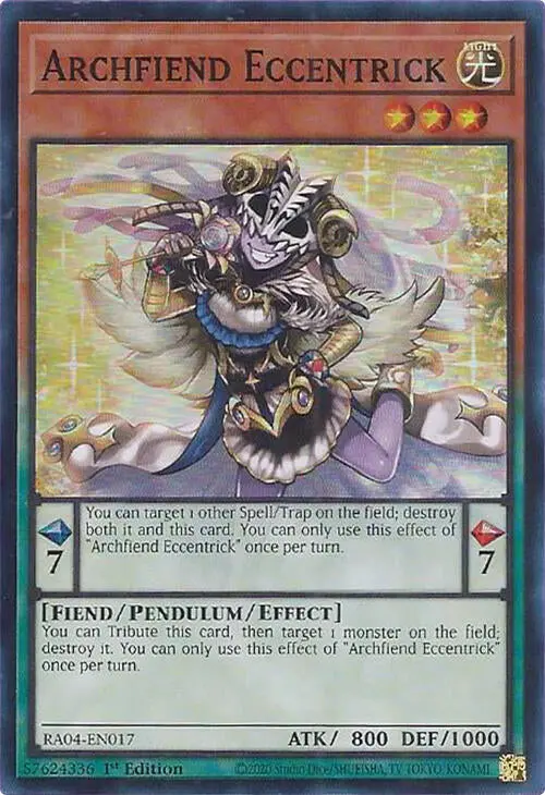Archfiend Eccentrick [Ra04-En017] Super Rare 1