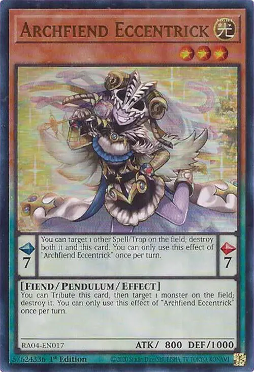 Archfiend Eccentrick [Ra04-En017] Ultra Rare 1