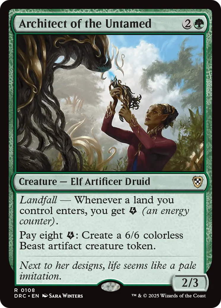 Architect Of The Untamed [Aetherdrift Commander] 1