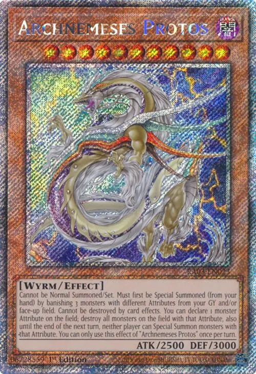 Archnemeses Protos (Platinum Secret Rare) [Ra03-En023] Platinum Secret Rare 1