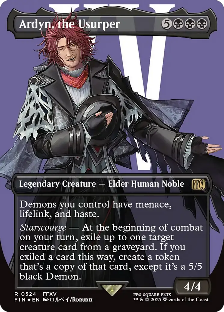 Ardyn, The Usurper (Borderless) (Surge Foil) [Final Fantasy] 1