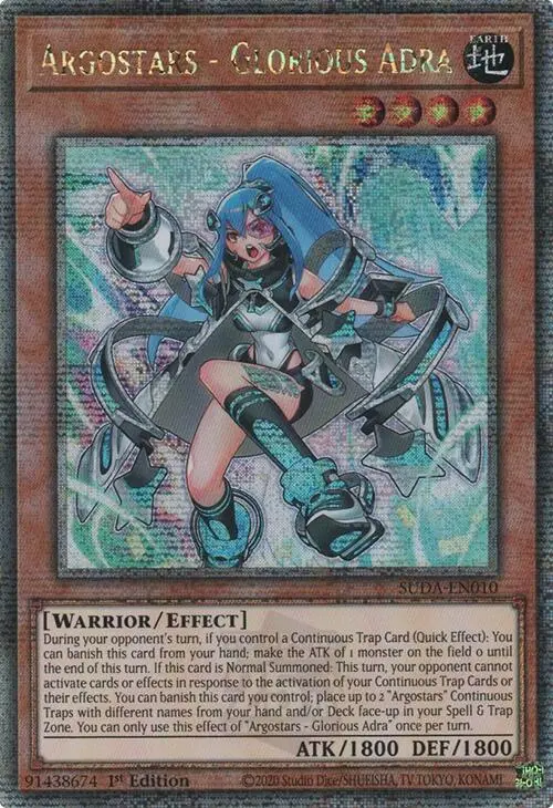 Argostars - Glorious Adra (Quarter Century Secret Rare) [Suda-En010] Quarter Century Secret Rare 1