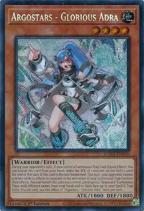 Argostars - Glorious Adra [Suda-En010] Secret Rare 1