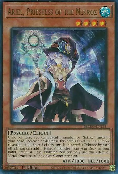 Ariel, Priestess Of The Nekroz [Blmm-En128] Ultra Rare 1
