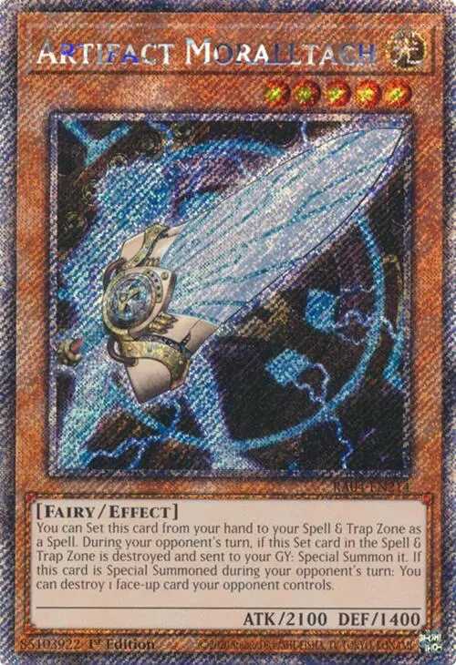 Artifact Moralltach [Ra04-En214] Platinum Secret Rare 1