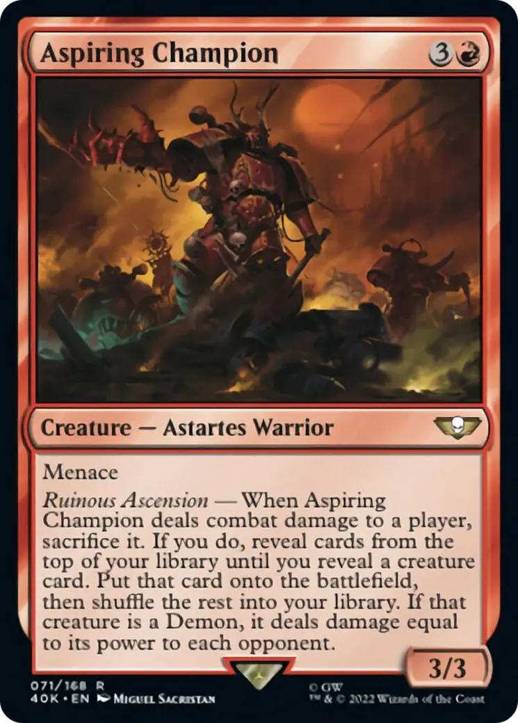 Aspiring Champion [Warhammer 40,000] 1