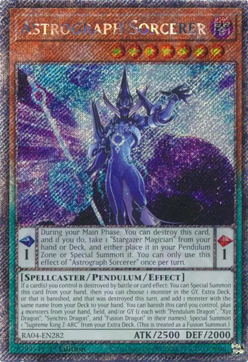 Astrograph Sorcerer [Ra04-En282] Platinum Secret Rare 1