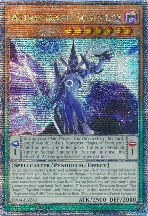 Astrograph Sorcerer [Ra04-En282] Quarter Century Secret Rare 1