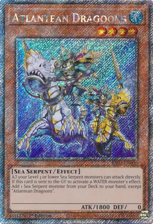 Atlantean Dragoons (Platinum Secret Rare) [Ra03-En006] Platinum Secret Rare 1