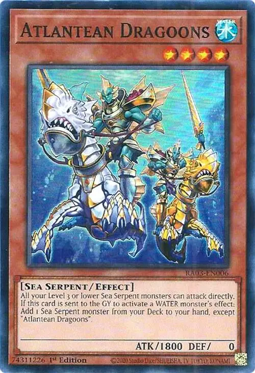 Atlantean Dragoons [Ra03-En006] Super Rare 1
