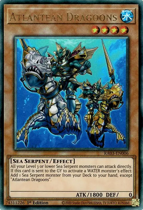 Atlantean Dragoons (Utr) [Ra03-En006] Prismatic Ultimate Rare 1