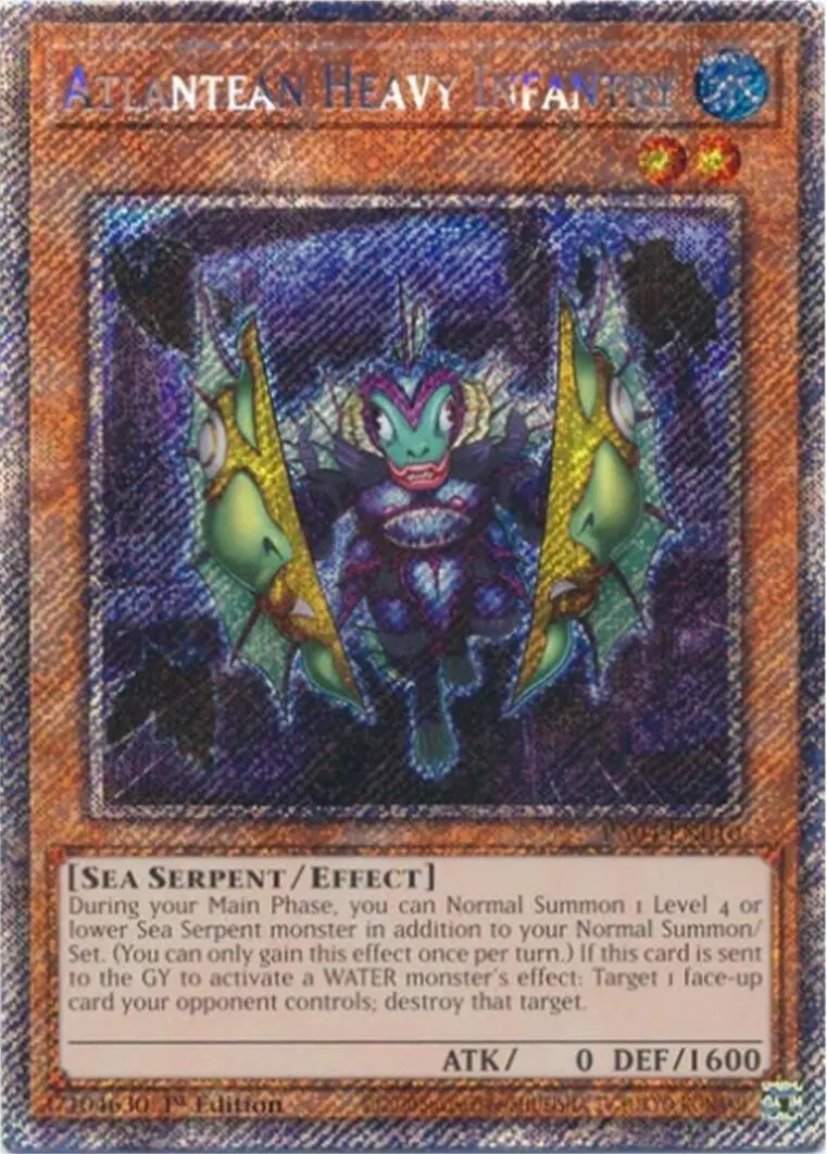 Atlantean Heavy Infantry [Ra04-En010] Platinum Secret Rare 1
