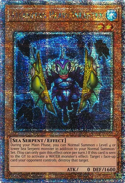 Atlantean Heavy Infantry [Ra04-En010] Quarter Century Secret Rare 1