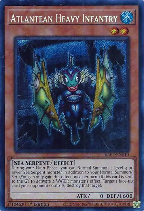 Atlantean Heavy Infantry [Ra04-En010] Secret Rare 1