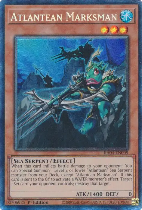 Atlantean Marksman [Ra04-En009] Prismatic Collector's Rare 1