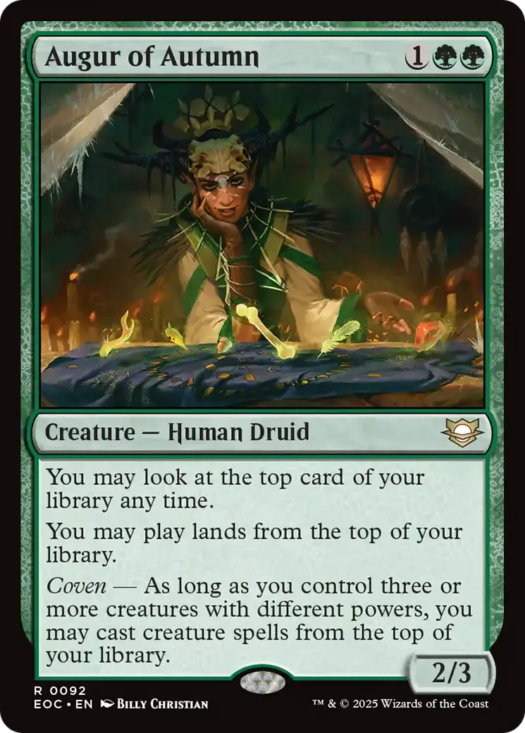 Augur Of Autumn [Edge Of Eternities Commander] 1