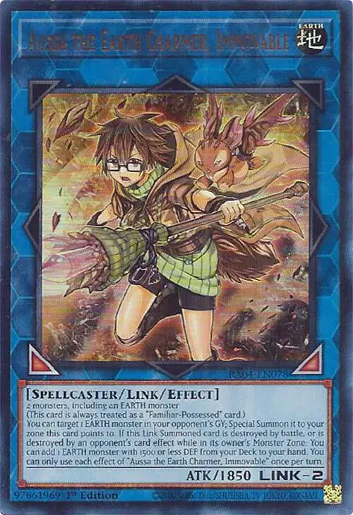 Aussa The Earth Charmer, Immovable [Ra04-En078] Ultra Rare 1