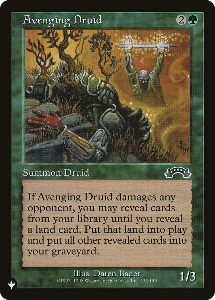 Avenging Druid [The List] 1