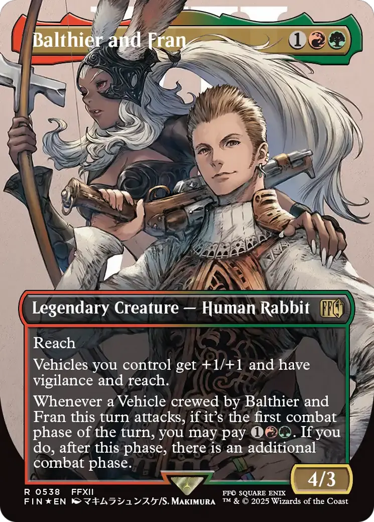 Balthier And Fran (Borderless) (Surge Foil) [Final Fantasy] 1