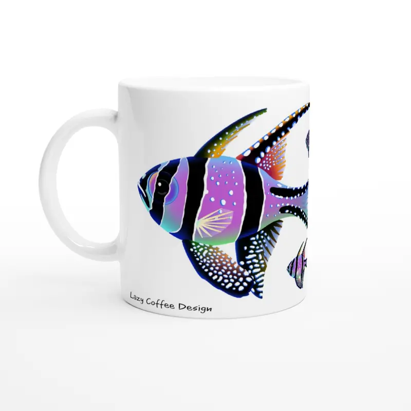 Banggai Family White 11Oz Ceramic Mug 1