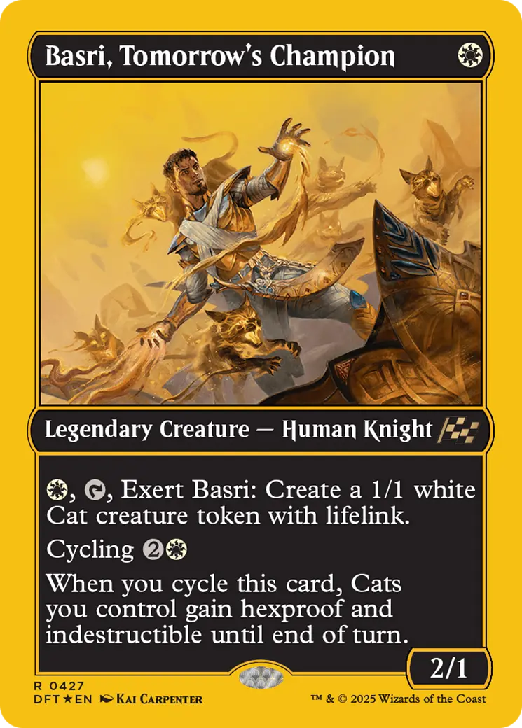 Basri, Tomorrow's Champion (First-Place Foil) [Aetherdrift] 1