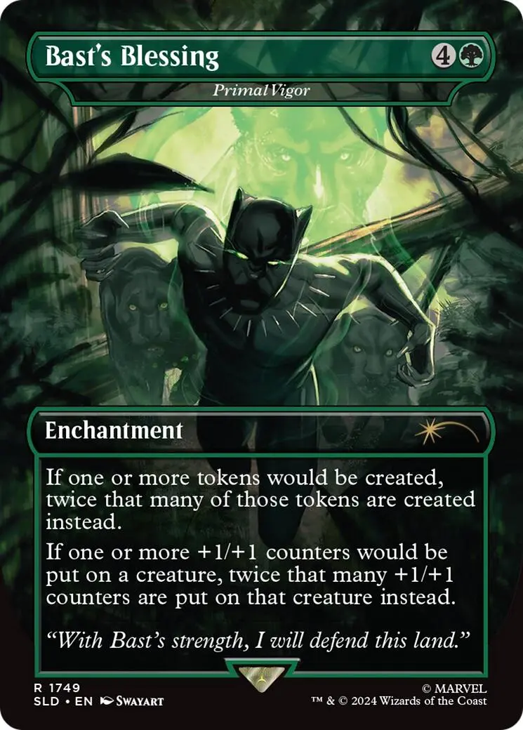 Bast's Blessing - Primal Vigor [Secret Lair Drop Series] 1