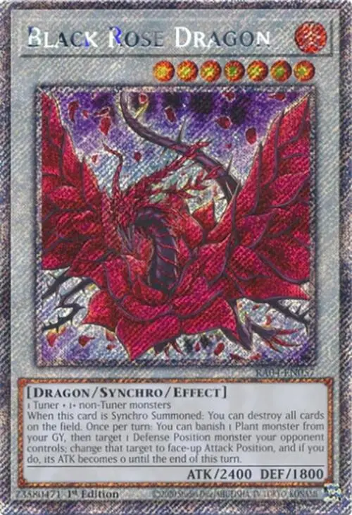 Black Rose Dragon [Ra04-En057] Platinum Secret Rare 1
