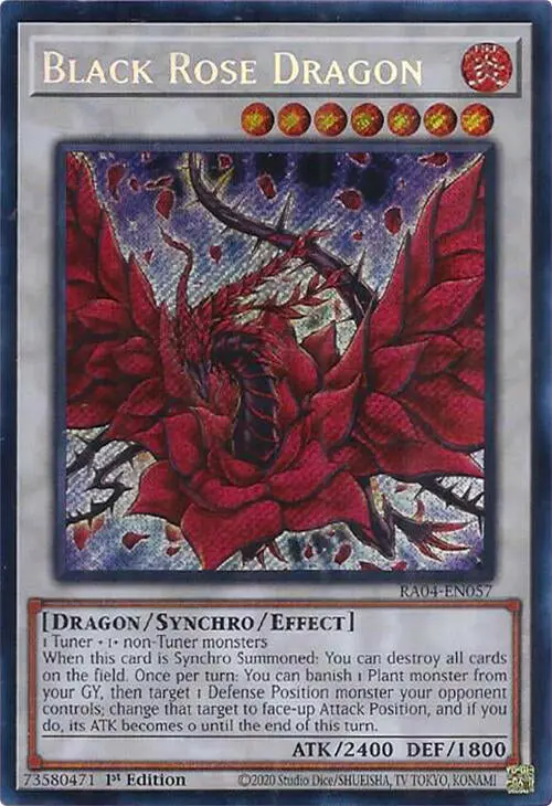 Black Rose Dragon [Ra04-En057] Secret Rare 1