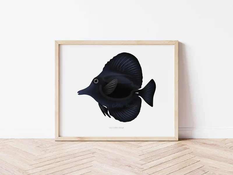 Black Tang Fine Art Print 1