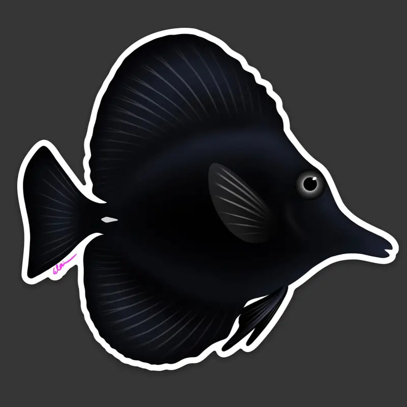 Black Tang Sticker 1