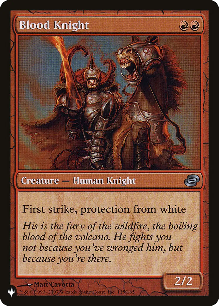 Blood Knight [The List] 1